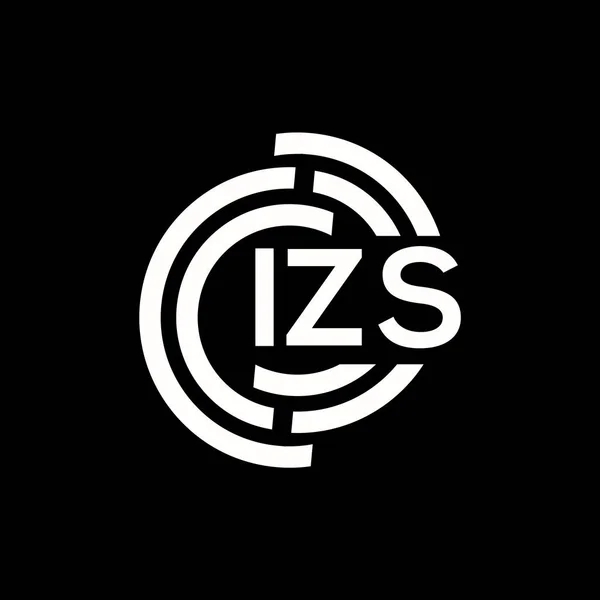 Izs Letter Logo Design Izs Monogram Initials Letter Logo Concept — Stock Vector