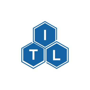 Beyaz arkaplan üzerinde ITL harf logosu tasarımı. ITL yaratıcı harflerin baş harfleri logo kavramı. ITL vektör tasarımı..