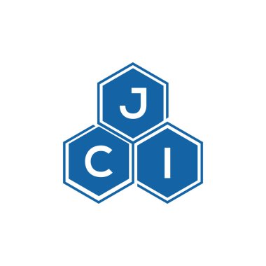 Beyaz arkaplan üzerine JCI harf logosu tasarımı. JCI yaratıcı harf logosu. JCI vektör tasarımı..