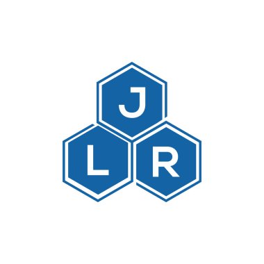Beyaz arkaplan üzerine JLR harf logosu tasarımı. JLR yaratıcı harf logo kavramı. JLR vektör harf tasarımı.. 