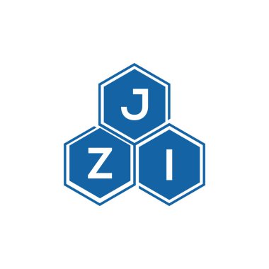 Beyaz arkaplan üzerine JZI harf logosu tasarımı. JZI yaratıcı harf logo kavramı. JZI vektör harf tasarımı..