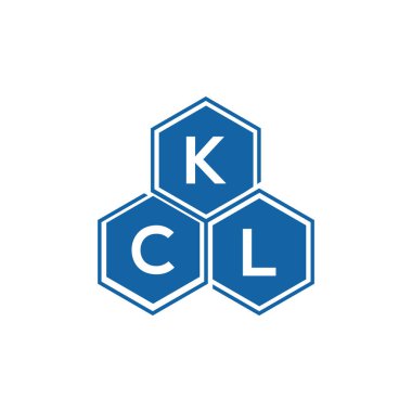 Beyaz arkaplan üzerinde KCL harf logosu tasarımı. KCL yaratıcı harf logo kavramı. KCL vektör harf tasarımı.