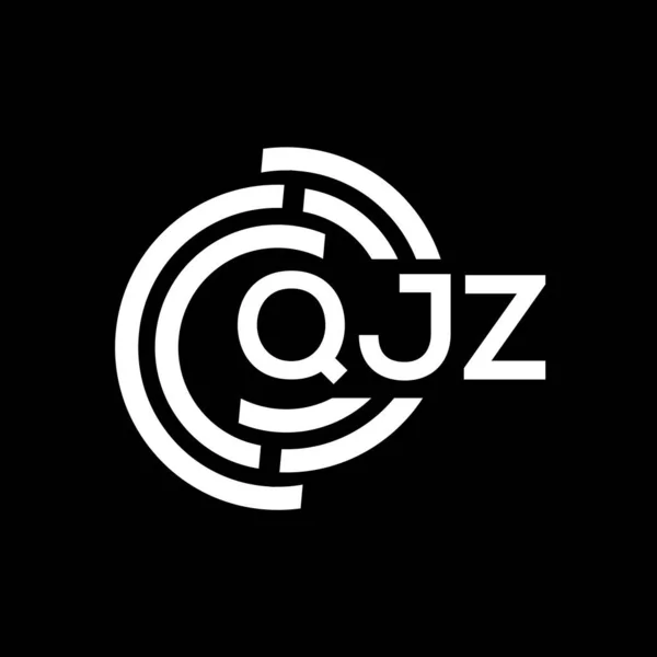 Qjz Carta Logotipo Design Qjz Monograma Iniciais Letra Logotipo Conceito — Vetor de Stock