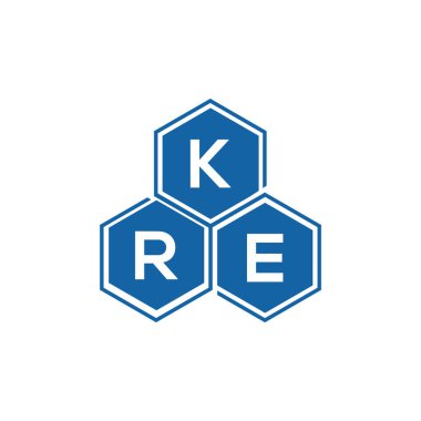 Beyaz arkaplanda KRE harf logosu tasarımı. KRE yaratıcı harflerin baş harfleri logo kavramı. KRE harf tasarımı. Beyaz arkaplanda KRE harf logosu tasarımı. KRE yaratıcı harflerin baş harfleri logo kavramı. KRE harf tasarımı.