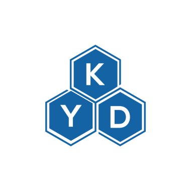 Beyaz arkaplanda KYD harf logosu tasarımı. KYD yaratıcı harflerin baş harfleri logo kavramı. KYD harf dizaynı. Beyaz arkaplanda KYD harf logosu tasarımı. KYD yaratıcı harflerin baş harfleri logo kavramı. KYD harf tasarımı.