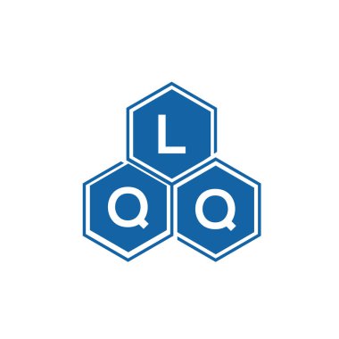 Beyaz arka planda LQQ harfi logo tasarımı. LQQ yaratıcı harflerin baş harfleri logo kavramı. LQQ harf tasarımı.