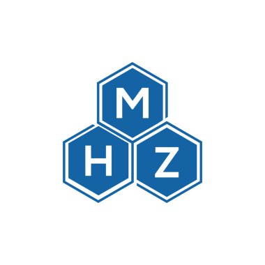 Beyaz arkaplanda MHZ harf logosu tasarımı. MHZ yaratıcı harf logosu konsepti. MHZ harf dizaynı. Beyaz arkaplanda MHZ harf logosu tasarımı. MHZ yaratıcı harf logosu konsepti. MHZ harf tasarımı.