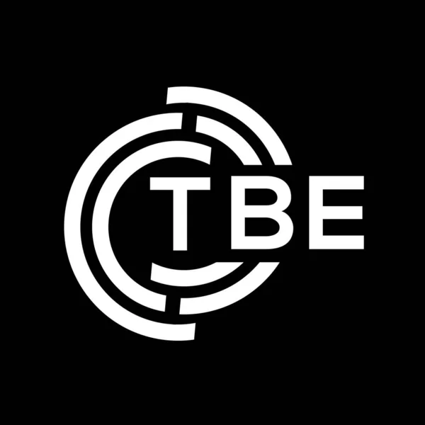 Tbe Lettre Logo Design Tbe Monogramme Initiales Lettre Logo Concept — Image vectorielle