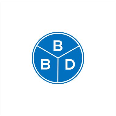 BBD harf logosu tasarımı. BBD monogram harflerin baş harfleri logo kavramı. Siyah arkaplanda BBD harf tasarımı.