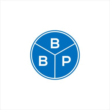 BBP harfli logo tasarımı. BBP monogram harflerin baş harfleri logo kavramı. Siyah arkaplanda BBP harf tasarımı.