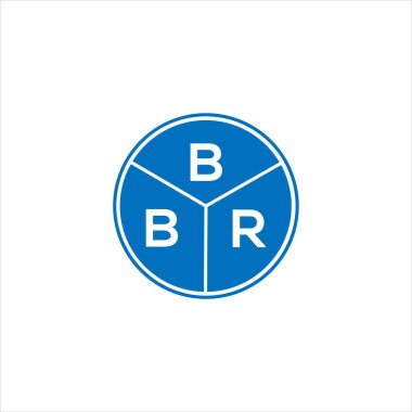 BBR harf logosu tasarımı. BBR monogram harflerin baş harfleri logo kavramı. Siyah arkaplanda BBR harf tasarımı.