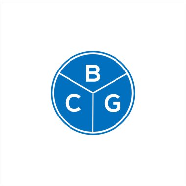 BCG harf logosu tasarımı. BCG monogram harflerin baş harfleri logo kavramı. Siyah arkaplanda BCG harf tasarımı.