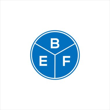 BEF mektup logosu tasarımı. BEF monogram harflerin baş harfleri logo kavramı. Siyah arkaplanda BEF harf tasarımı.