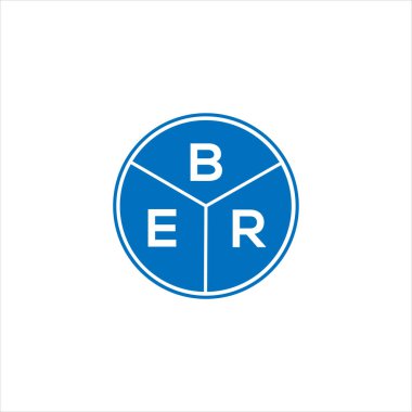 BER harfli logo tasarımı. BER monogram harflerin baş harfleri logo kavramı. Siyah arkaplanda BER harf tasarımı.