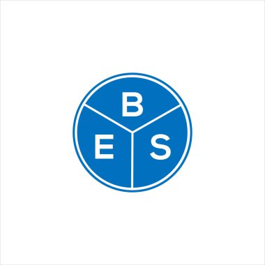 BES harfli logo tasarımı. BES başharflerinin baş harfleri logo konsepti. Siyah arkaplanda BES harf tasarımı.