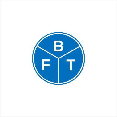 BFT harf logosu tasarımı. BFT monogram harflerin baş harfleri logo kavramı. Siyah arkaplanda BFT harf tasarımı.