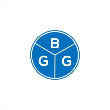 BGG harf logosu tasarımı. BGG monogram harflerin baş harfleri logo kavramı. Siyah arkaplanda BGG harf tasarımı.