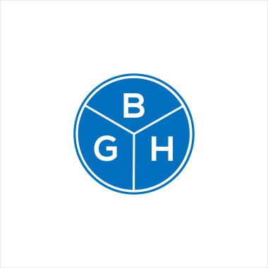 BGH harfli logo tasarımı. BGH monogram harflerin baş harfleri logo kavramı. Siyah arkaplanda BGH harf tasarımı.