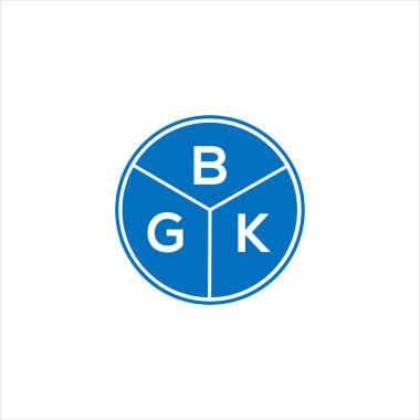 BGK harf logosu tasarımı. BGK monogram harflerin baş harfleri logo kavramı. Siyah arkaplanda BGK harf tasarımı.