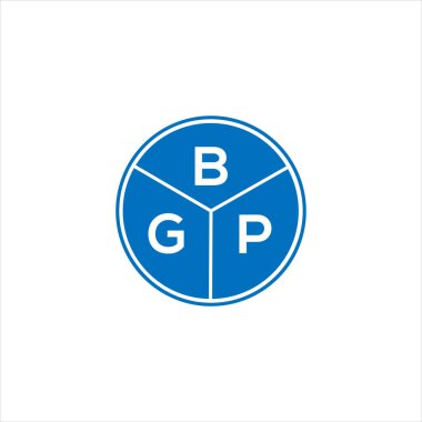 BGP harf logosu tasarımı. BGP monogram harflerin baş harfleri logo kavramı. Siyah arkaplanda BGP harf tasarımı.