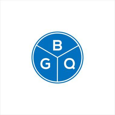 BGQ harf logosu tasarımı. BGQ monogram harflerin baş harfleri logo kavramı. Siyah arkaplanda BGQ harf tasarımı.
