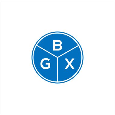 BGX harfli logo tasarımı. BGX monogram harflerin baş harfleri logo kavramı. Siyah arkaplanda BGX harf tasarımı.