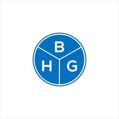 BHG harf logosu tasarımı. BHG monogram harflerin baş harfleri logo kavramı. Siyah arkaplanda BHG harf tasarımı.