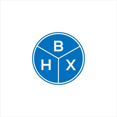 BHX harfli logo tasarımı. BHX monogram harflerin baş harfleri logo kavramı. Siyah arkaplanda BHX harf tasarımı.