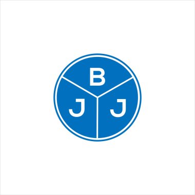 BJJ harf logosu tasarımı. BJJ monogram harflerin baş harfleri logo kavramı. Siyah arkaplanda BJJ harf tasarımı.