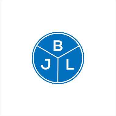 BJL mektup logosu tasarımı. BJL monogram harflerin baş harfleri logo kavramı. Siyah arkaplanda BJL harf tasarımı.