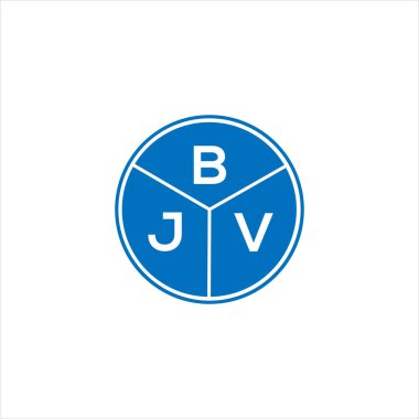 BJV mektup logosu tasarımı. BJV monogram harflerin baş harfleri logo kavramı. Siyah arkaplanda BJV harf tasarımı.