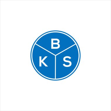BKS harfli logo tasarımı. BKS başharflerinin baş harfleri logo konsepti. Siyah arkaplanda BKS harf tasarımı.
