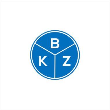 BKZ harf logosu tasarımı. BKZ monogram harflerin baş harfleri logo kavramı. Siyah arkaplanda BKZ harf tasarımı.