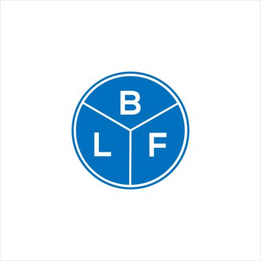 BLF harf logosu tasarımı. BLF monogram harflerin baş harflerinin logosu. Siyah arkaplanda BLF harf tasarımı.