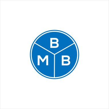 BMB harfli logo tasarımı. BMB baş harfleri logo konsepti. Siyah arkaplanda BMB harf tasarımı.