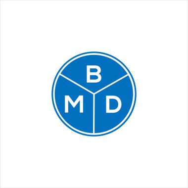 BMD harf logosu tasarımı. BMD monogram harflerin baş harflerinin logosu. Siyah arkaplanda BMD harf tasarımı.