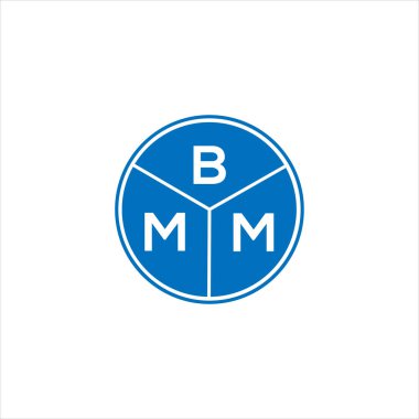 BMM mektup logosu tasarımı. BMM baş harfleri logo konsepti. Siyah arkaplanda BMM harf tasarımı.