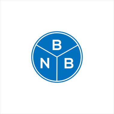 BNB harfli logo tasarımı. BNB başharflerinin baş harfleri logo konsepti. Siyah arkaplanda BNB harf tasarımı.