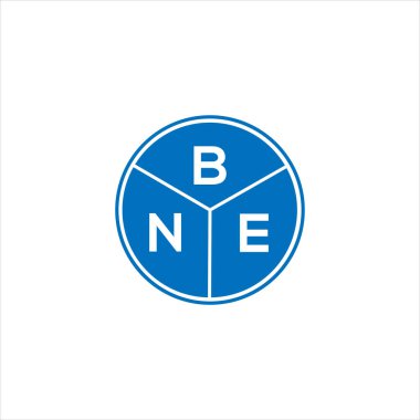 Bne harfli logo tasarımı. Bne monogram harflerin baş harfleri logo konsepti. Siyah arkaplanda Bne harf tasarımı.