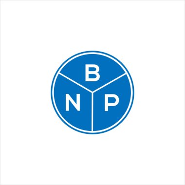 BNP harf logosu tasarımı. BNP monogram harflerin baş harfleri logo kavramı. Siyah arkaplanda BNP harf tasarımı.