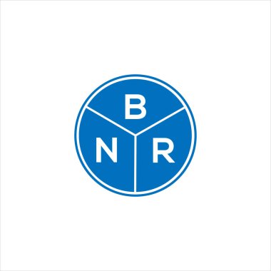 BNR harf logosu tasarımı. BNR monogram harflerin baş harfleri logo kavramı. Siyah arkaplanda BNR harf tasarımı.
