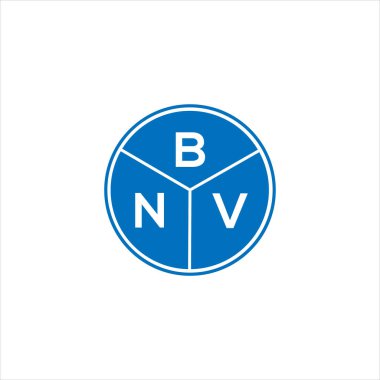 BNV mektup logosu tasarımı. BNV monogram harflerin baş harfleri logo kavramı. Siyah arkaplanda BNV harf tasarımı.