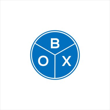 Box Harf Logosu Tasarımı. Box monogram harflerin baş harfleri logo konsepti. Siyah arkaplanda kutu harfi tasarımı.