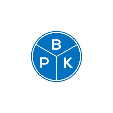 BPK mektup logosu tasarımı. BPK monogram harflerin baş harfleri logo kavramı. Siyah arkaplanda BPK harf tasarımı.