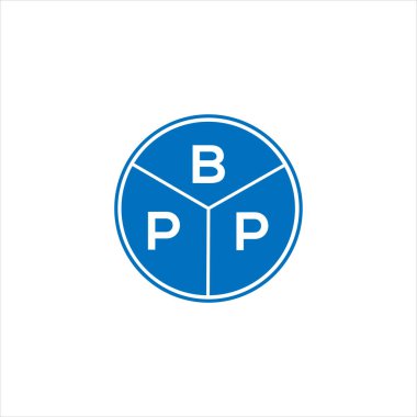 BPP harf logosu tasarımı. BPP monogram harflerin baş harfleri logo kavramı. Siyah arkaplanda BPP harf tasarımı.