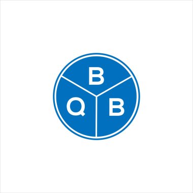 BQB harfli logo tasarımı. BQB monogram harflerin baş harfleri logo kavramı. Siyah arkaplanda BQB harf tasarımı.