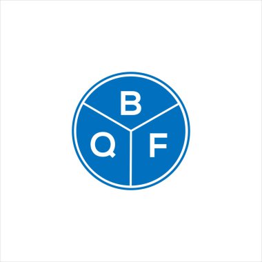 BQF mektup logosu tasarımı. BQF monogram harflerin baş harfleri logo kavramı. Siyah arkaplanda BQF harf tasarımı.