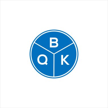 BQK harf logosu tasarımı. BQK monogram harflerin baş harfleri logo kavramı. Siyah arkaplanda BQK harf tasarımı.