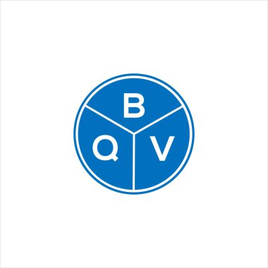 BQV harf logosu tasarımı. BQV monogram harflerin baş harfleri logo kavramı. Siyah arkaplanda BQV harf tasarımı.