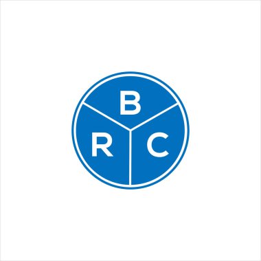 BRC harf logosu tasarımı. BRC monogram harflerin baş harfleri logo kavramı. Siyah arkaplanda BRC harf tasarımı.